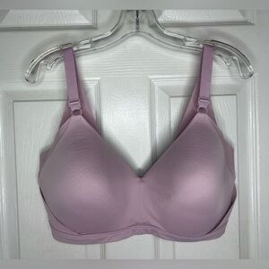 warners No Side Effects bra Pink Push Up Size 2X Underwire Comfortable